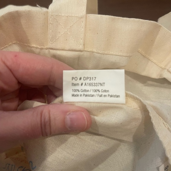 NWOT MILK BAR Colorful Cake Diagram Tote Bag - Picture 6 of 7